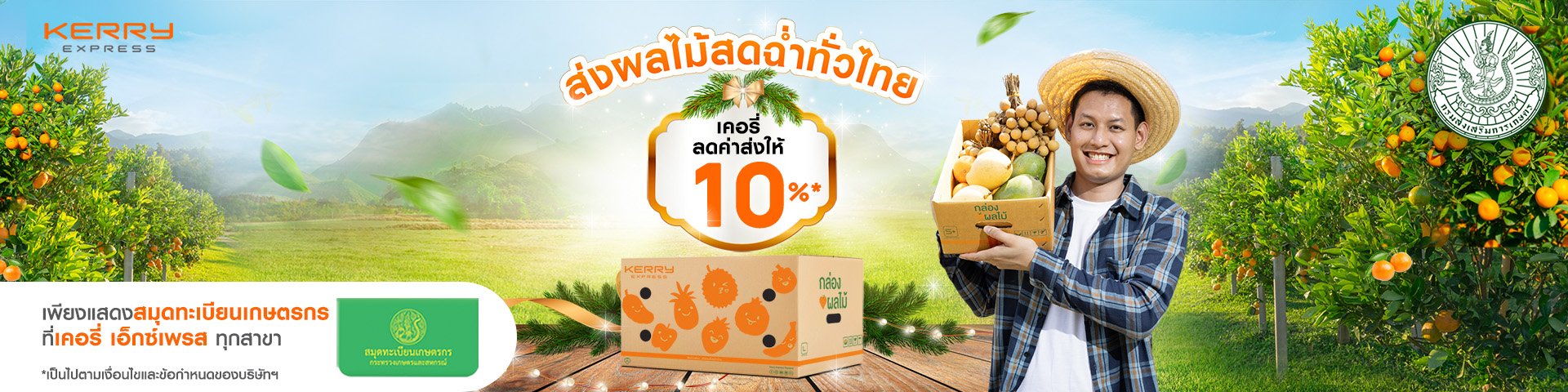 เเบนเนอส่งฟรี